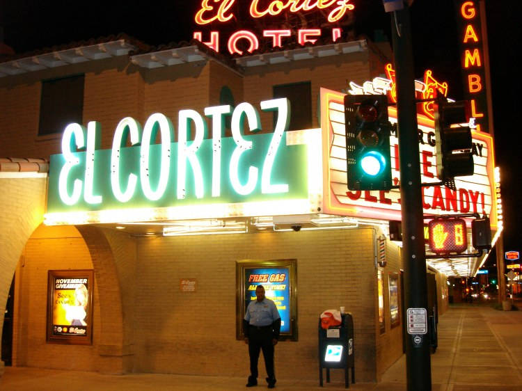 Günstiges Casino "El Cortez" in Downtown Las Vegas. A really rough place...