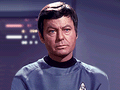Dr. "Pille" McCoy, der immerzu ernste Bordarzt der Enterprise