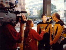 Star Trek-Convention in Mannheim mit TNG-Trekkies.